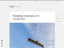 Tablet Screenshot of loopinfinito.com.br